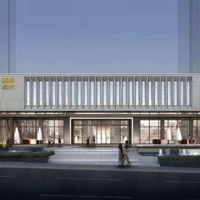 新中式售楼处3D模型下载